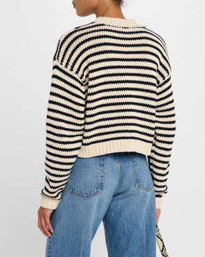 THE STRIPE CHUNKY FEMME CARDIGAN