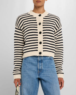 THE STRIPE CHUNKY FEMME CARDIGAN