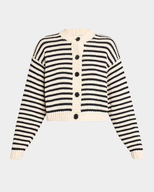 THE STRIPE CHUNKY FEMME CARDIGAN