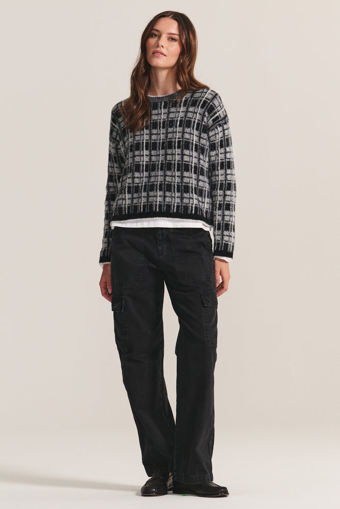 LACEY SWEATER - PLAID