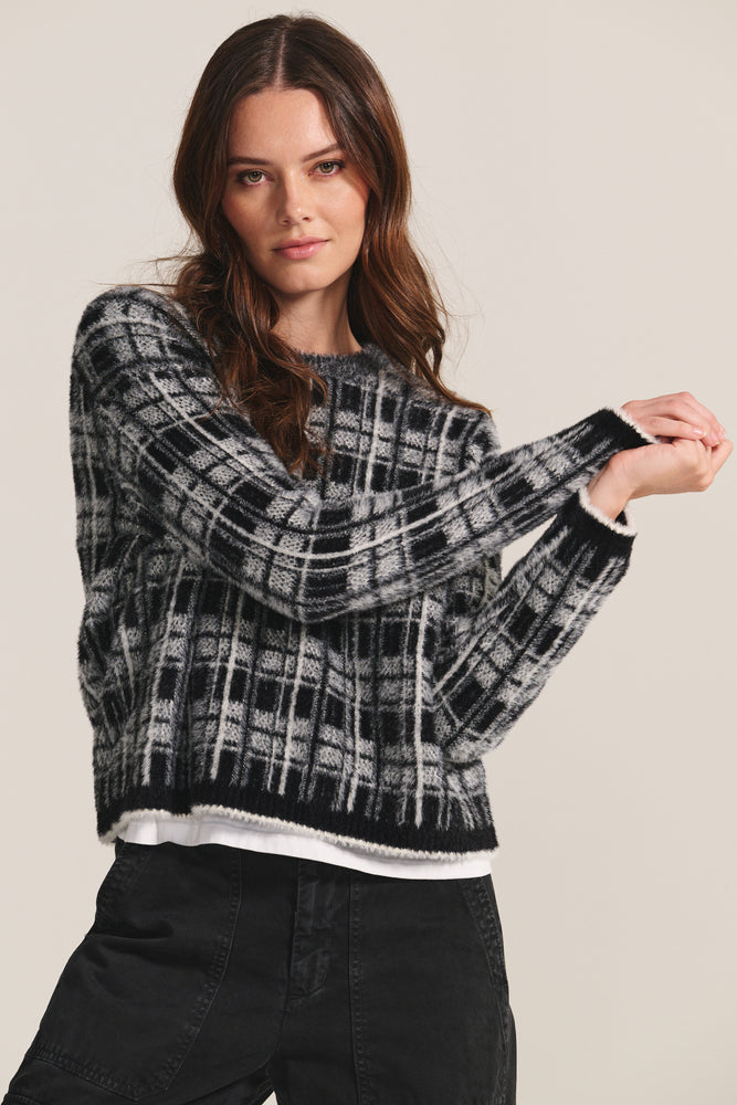LACEY SWEATER - PLAID