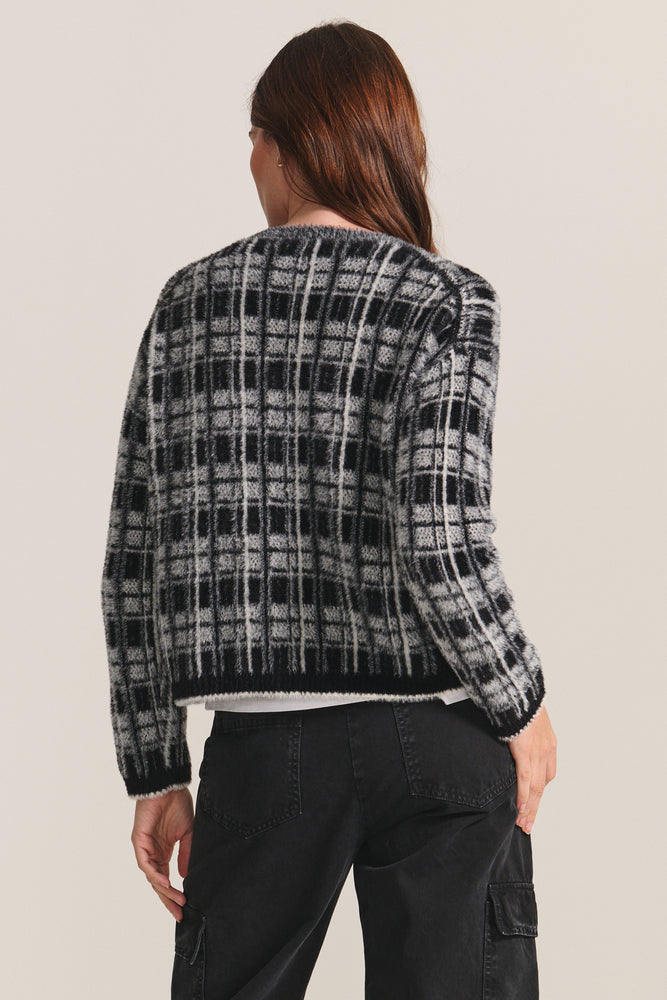 LACEY SWEATER - PLAID