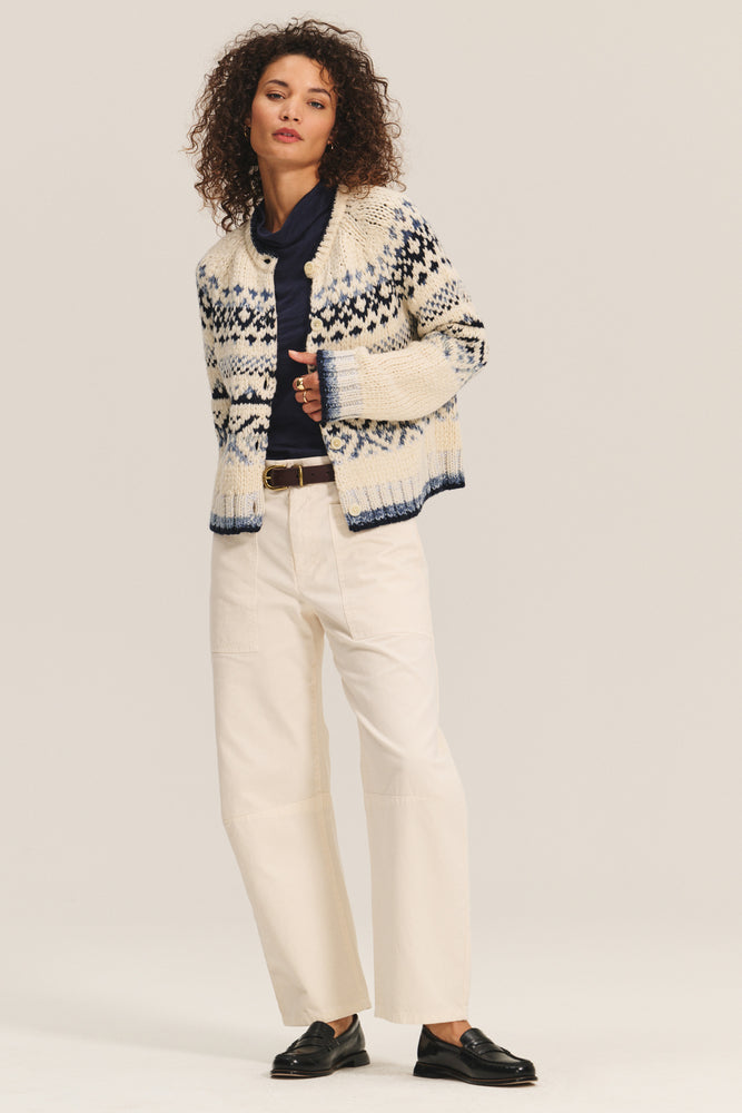 TOVAH FAIR ISLE CARDIGAN - MULTI