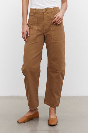 BRYLIE SANDED TWILL PANTS