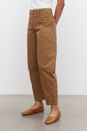 BRYLIE SANDED TWILL PANTS