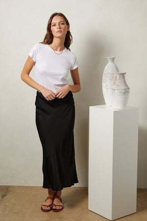 
            
                Load image into Gallery viewer, AUBREE SATIN SKIRT
            
        