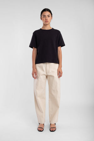 TERRY TEE - FADED BLACK