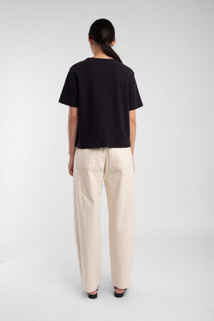 TERRY TEE - FADED BLACK