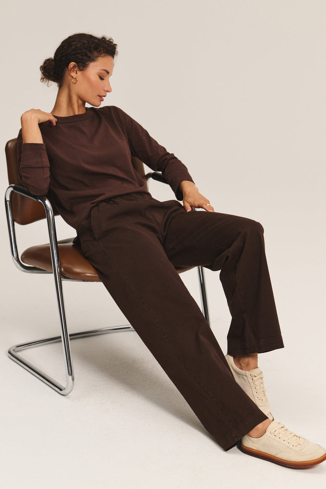 SUSANNA VINTAGE COTTON TOP - TIMBER