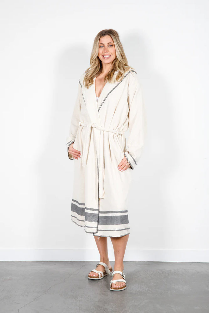 HAWTHORNE TERRY HOODED ROBE