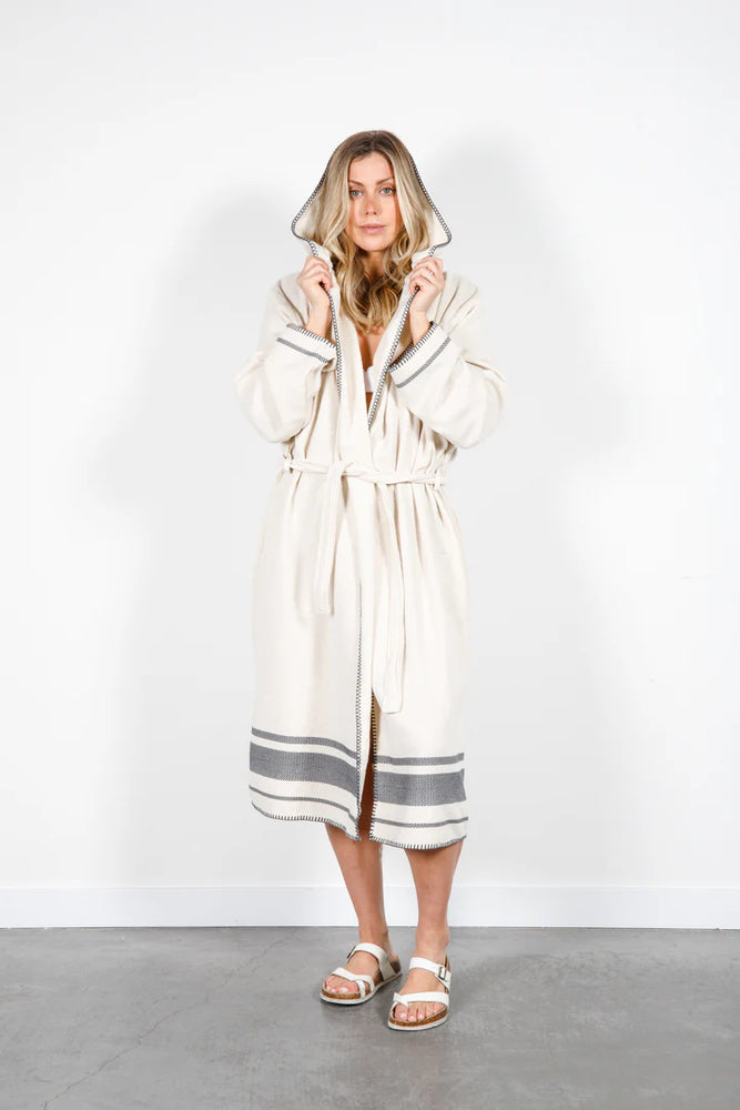 HAWTHORNE TERRY HOODED ROBE