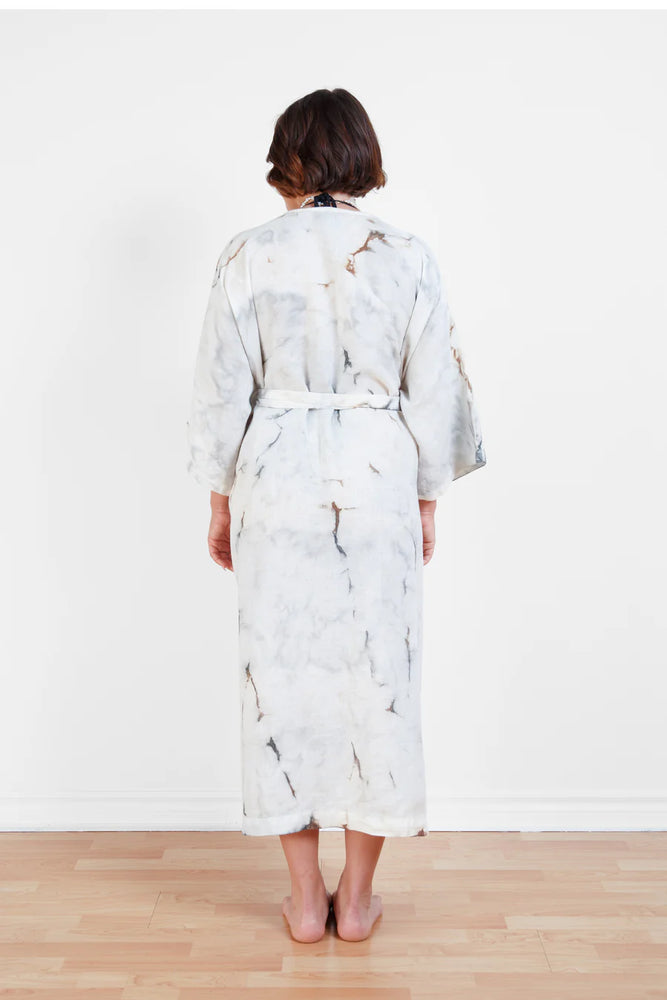 THE ECLIPSE | TIE DYED LINEN BELTED COVER-UP