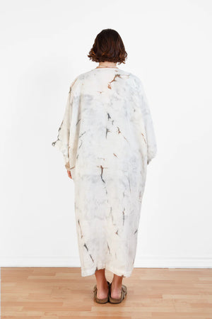 THE ECLIPSE | TIE DYED LINEN BELTED COVER-UP