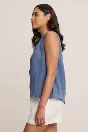 TACY LINEN TOP