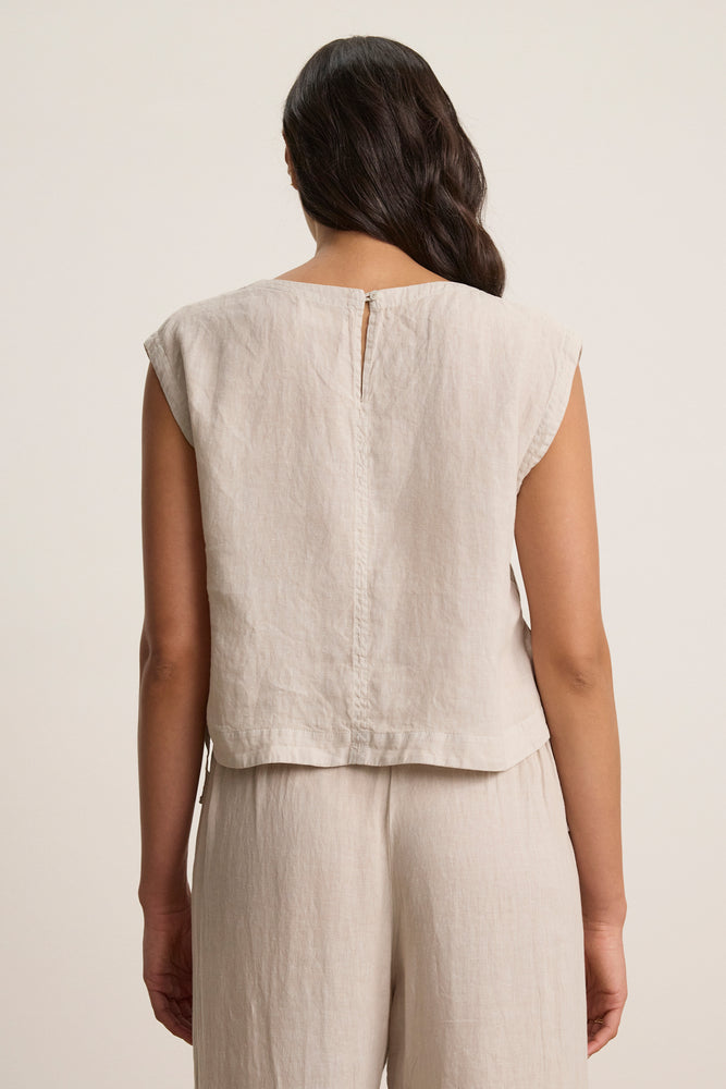 TAVIA LINEN TOP