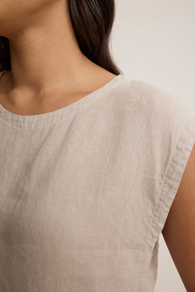 TAVIA LINEN TOP
