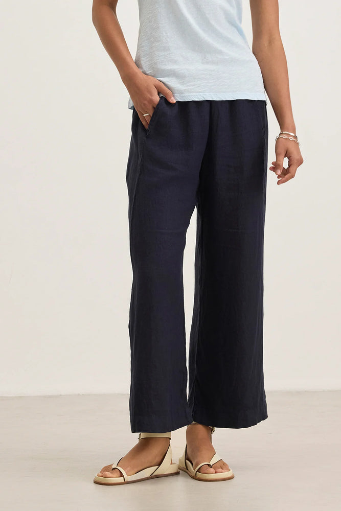 LOLA LINEN PANTS - SHADOW