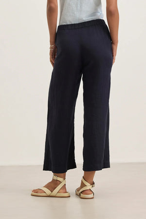 LOLA LINEN PANTS - SHADOW