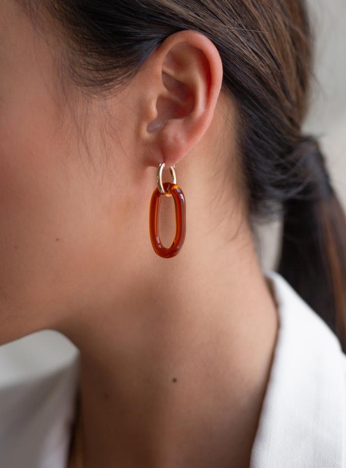 FAIR AMBER HOOPS
